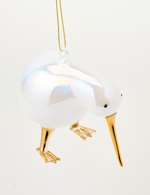 Christmas Shop Glass Ornament, Kiwi product photo View 03 L
