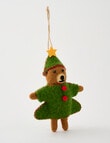 Christmas Shop Felt Tree Bear product photo