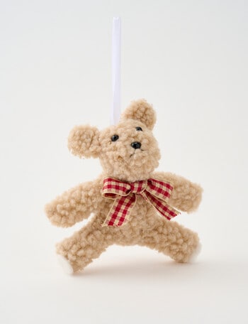Christmas Shop Fabric Brown Teddy product photo