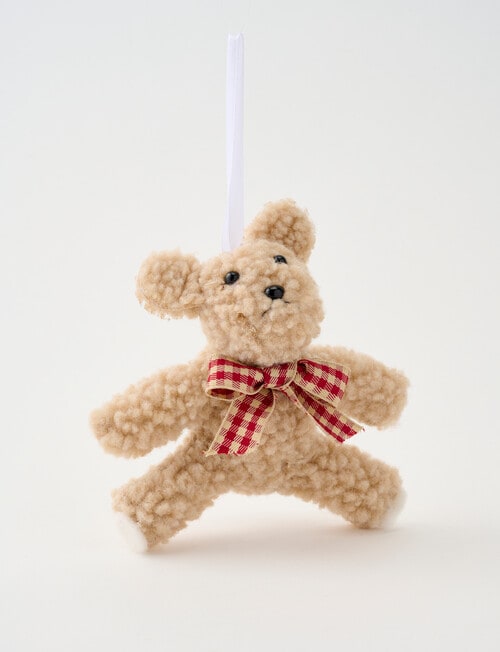 Christmas Shop Fabric Brown Teddy product photo