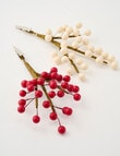 Christmas Shop Sleigh Berry Clip, Snow product photo View 04 S