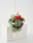Christmas Shop Mouse With Wreath product photo View 03 S