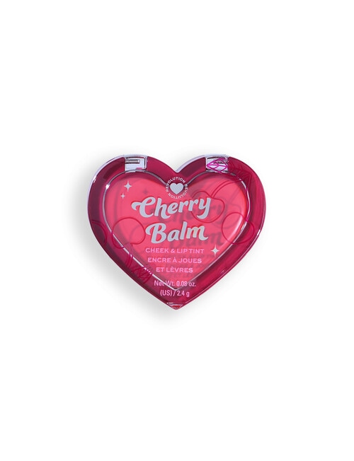 Revolution I Heart Midnight Cherry Balm Cheek & Lip Blush, Black Berry product photo View 02 L