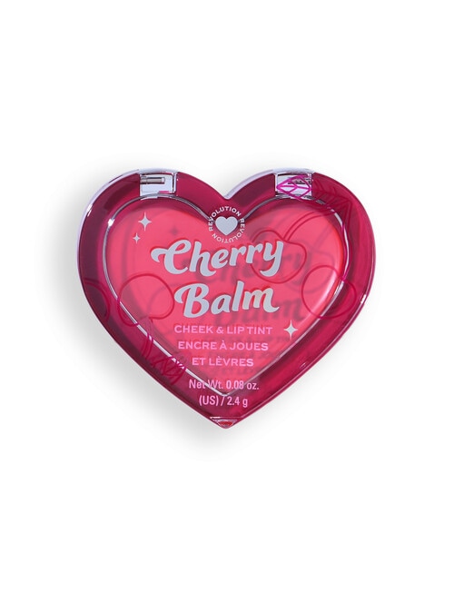 Revolution I Heart Midnight Cherry Balm Cheek & Lip Blush, Cherry Bomb Pink product photo View 02 L