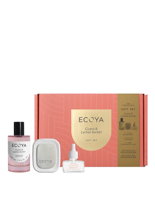 Ecoya The Power Pair Gift Set, Guava & Lychee Sorbet product photo View 02 L