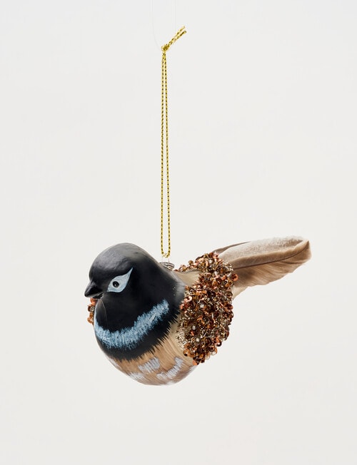Christmas Shop Glass Ornament, Fantail product photo View 02 L