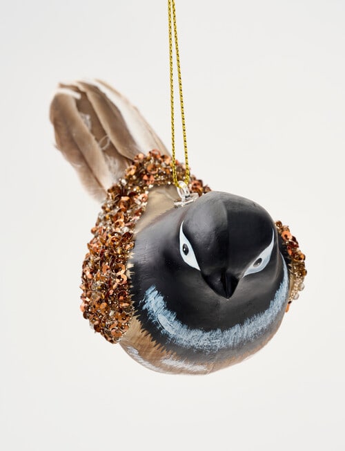 Christmas Shop Glass Ornament, Fantail product photo View 03 L