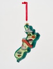 Christmas Shop Glass Ornament, New Zealand product photo