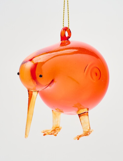 Christmas Shop Glass Ornament, Kiwi product photo View 03 L