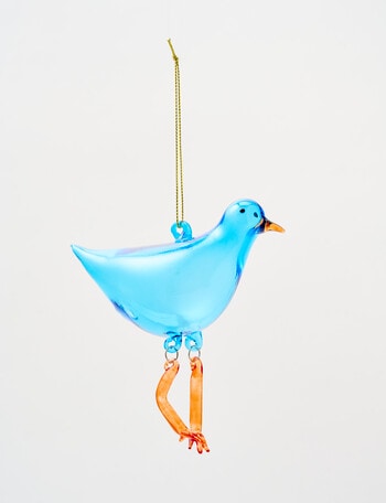 Christmas Shop Glass Ornament, Pukeko product photo