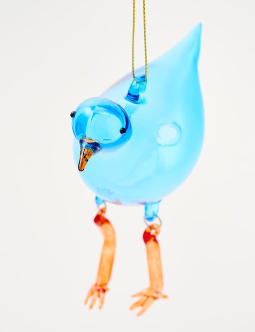 Christmas Shop Glass Ornament, Pukeko product photo View 02 L