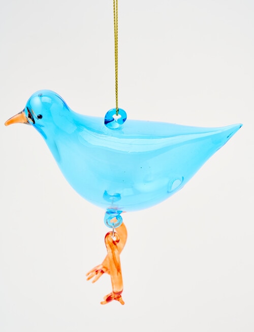 Christmas Shop Glass Ornament, Pukeko product photo View 03 L