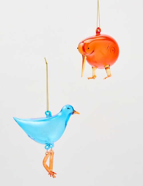 Christmas Shop Glass Ornament, Pukeko product photo View 04 L