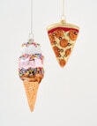 Christmas Shop Glass Ornament, Ice Cream Cone product photo View 04 S