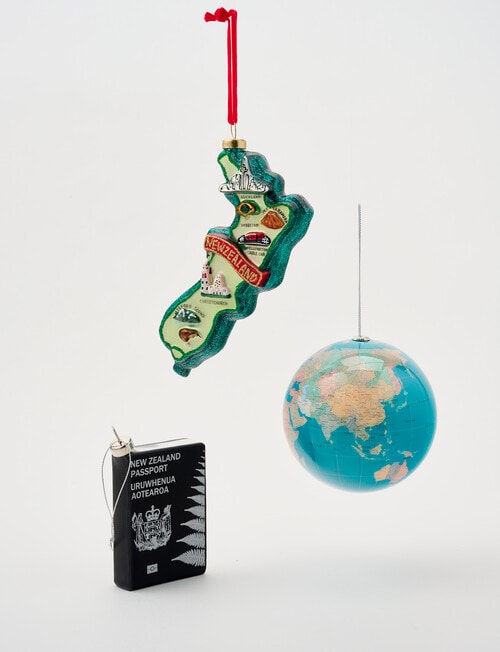 Christmas Shop Glass Ornament, Passport product photo View 05 L