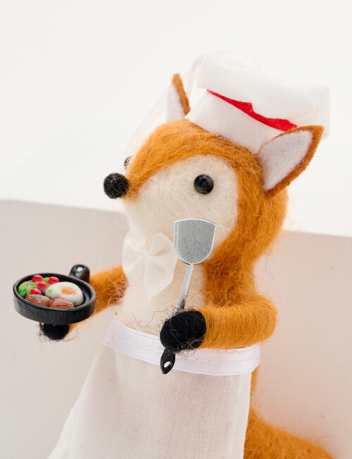 Christmas Shop Ornament, Fox Chef product photo View 03 L