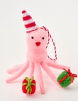 Christmas Shop Felt Ornament, Octopus product photo View 02 S