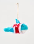 Christmas Shop Felt Ornament, Great White Shark product photo