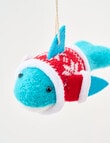 Christmas Shop Felt Ornament, Great White Shark product photo View 03 S