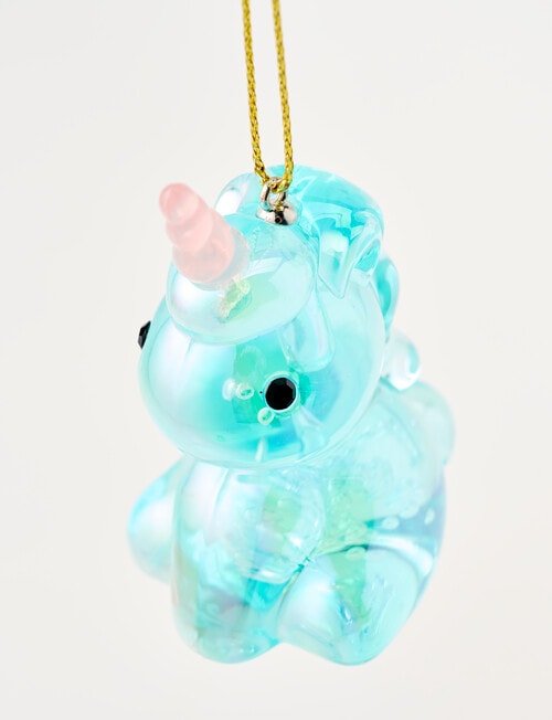 Christmas Shop Ornament, Mini Unicorn product photo View 02 L