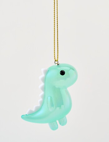 Christmas Shop Ornament, Mini Dinosaur product photo