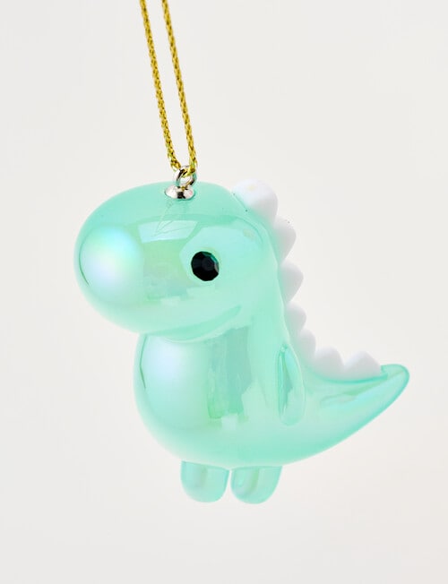 Christmas Shop Ornament, Mini Dinosaur product photo View 02 L