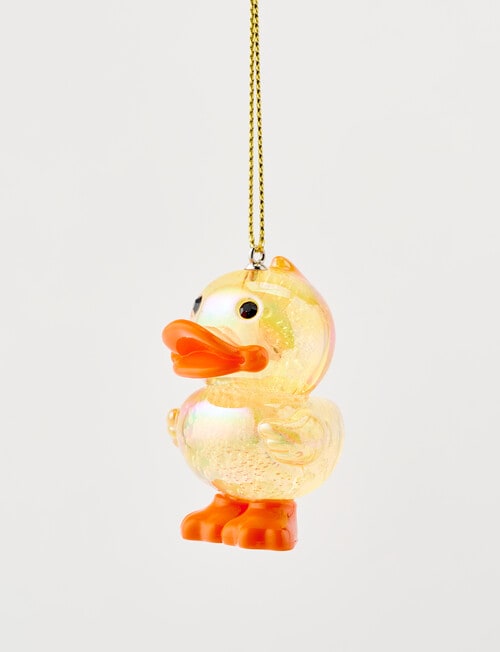Christmas Shop Ornament, Mini Duck product photo