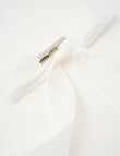 Christmas Shop Velvet Ribbon Bow Clip, Snow product photo View 03 S