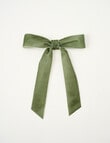 Christmas Shop Velvet Ribbon Bow Clip, Forest product photo