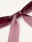 Christmas Shop Velvet Ribbon Bow Clip, Berry product photo View 03 S