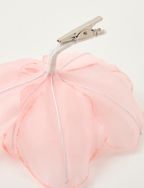 Christmas Shop Sheer Peony Clip, Blush product photo View 03 L