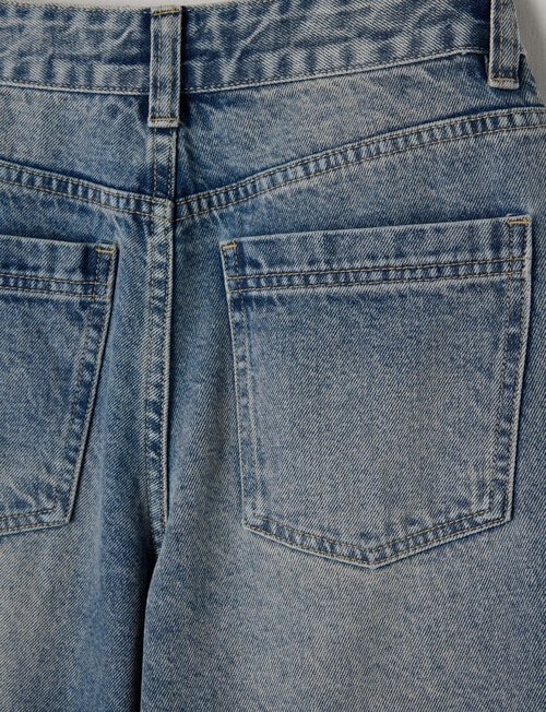 Switch Remi Star Baggy Denim Jort, Washed Blue product photo View 02 L