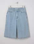 Switch Remi Baggy Denim Jort, Light Blue product photo View 04 S