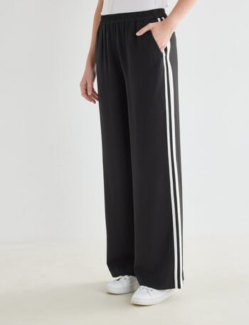 Whistle Urban Straight Leg Pant, Short Length, Black product photo