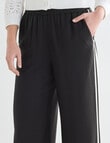 Whistle Urban Straight Leg Pant, Short Length, Black product photo View 04 S
