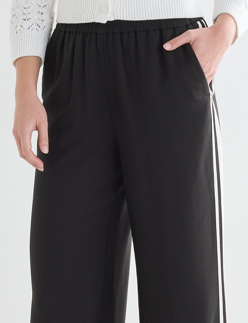 Whistle Urban Straight Leg Pant, Short Length, Black product photo View 04 L