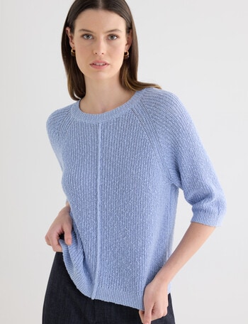 Jigsaw Lunar Sweater, Sky Blue product photo