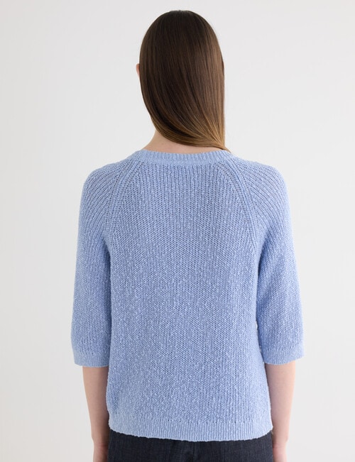 Jigsaw Lunar Sweater, Sky Blue product photo View 02 L