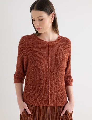 Jigsaw Lunar Sweater, Copper product photo