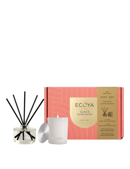 Ecoya The Mini Duo Gift Set, Guava & Lychee Sorbet product photo View 02 L
