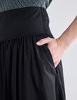 Whistle Basque Waist Skirt, Black product photo View 04 S