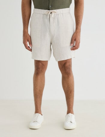 Gasoline Linen Shorts product photo