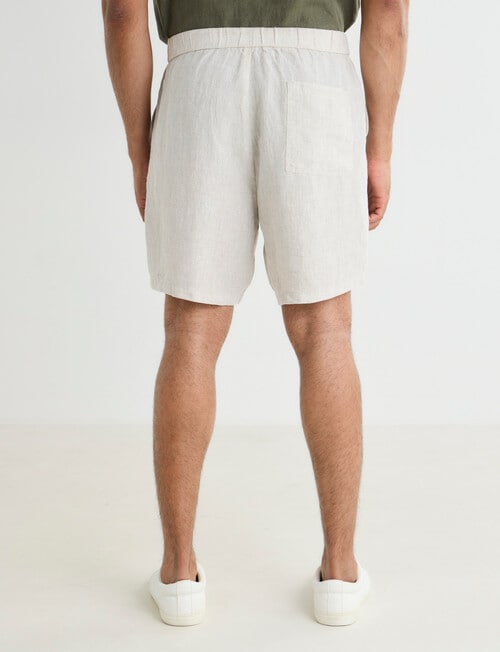 Gasoline Linen Shorts product photo View 02 L