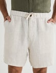 Gasoline Linen Shorts product photo View 04 S