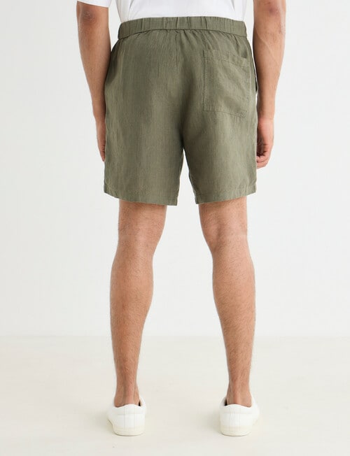 Gasoline Linen Shorts product photo View 02 L