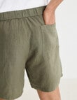 Gasoline Linen Shorts product photo View 05 S