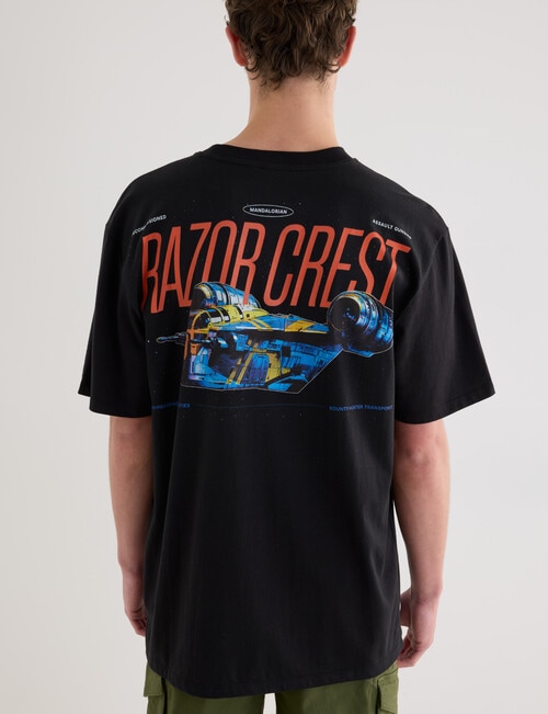 Licensed Razor Tee, Black product photo View 10 L