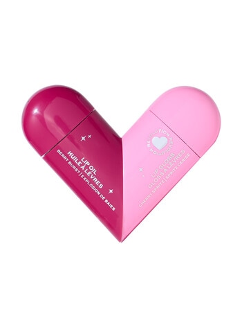 Revolution I Heart Midnight Cherry Twist Duo Lip Oil & Shimmer Gloss product photo