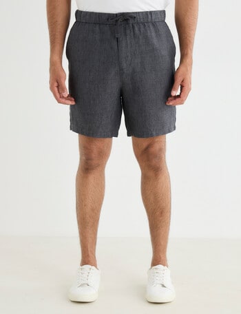 Gasoline Linen Shorts product photo