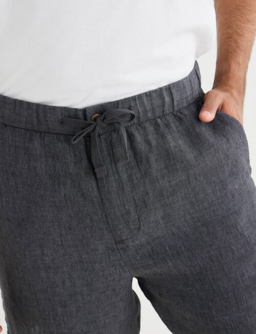 Gasoline Linen Shorts product photo View 04 L